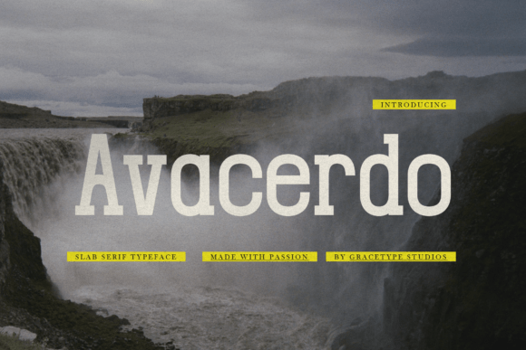 Avacerdo Font Download: A Bold Slab Serif Review