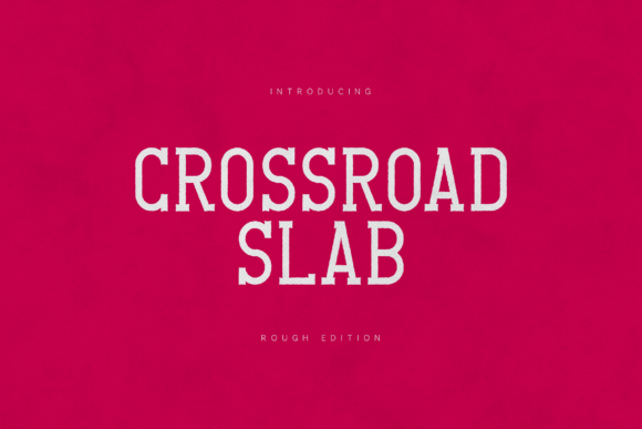 Crossroad Slab Font for Vintage Web Design
