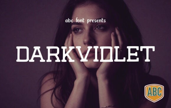 Darkviolet Font Review for Handmade Product Design