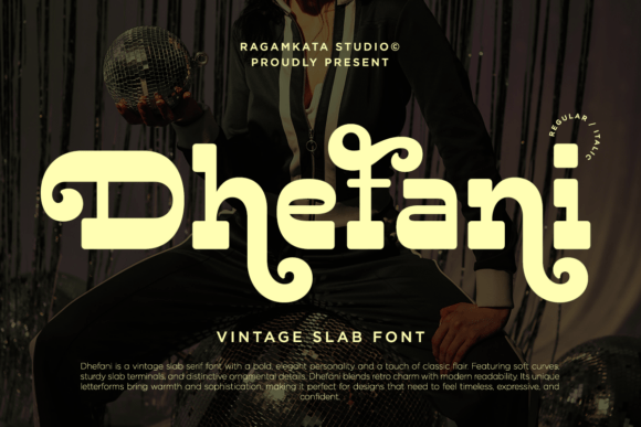 Dhefani Vintage Font Review for Elegant Brand Identity