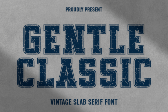 Gentle Classic Font: Vintage Slab Serif for Small Business Branding