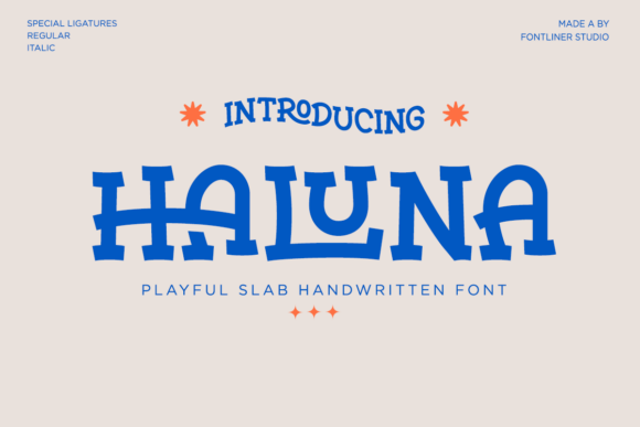 Haluna Font: Playful Slab Serif Design Guide