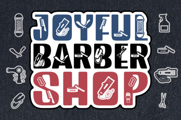 Joyful Barbershop Font: A Designer’s Branding Case Study