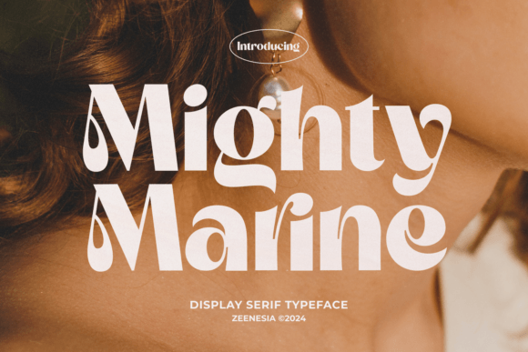 Mighty Marine Font Review: Bold Vintage Serif for Branding