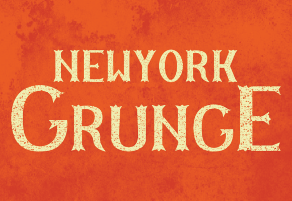 Newyork Grunge Font Review for Editorial Layouts