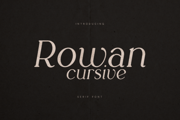 Rowan Cursive Font: Elevating Digital Brand Identity