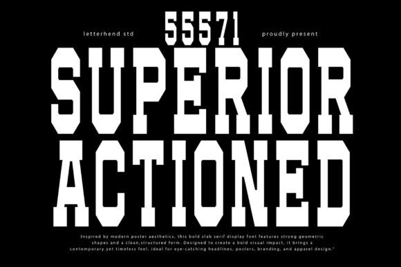 Superior Actioned Font Review for Bold Editorial Layouts