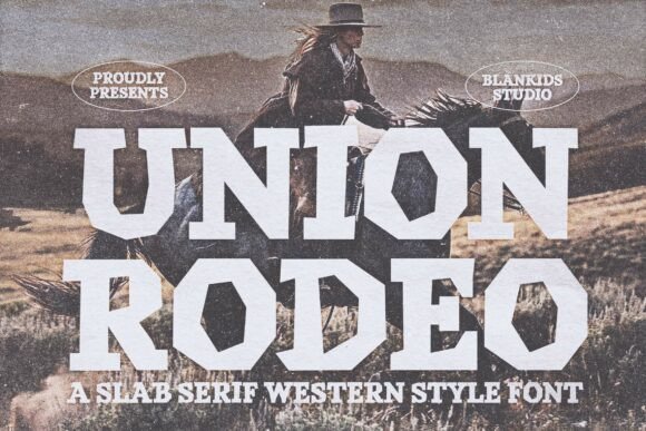 Union Rodeo Font for Bold Editorial Design