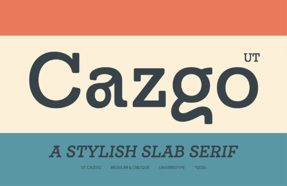 Ut Cazgo Font for Handmade Labels and Craft Projects