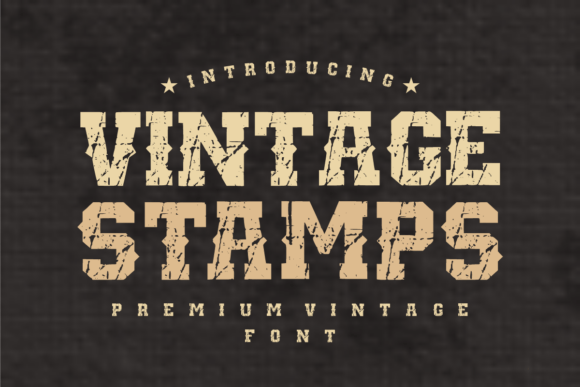 Vintage Stamps Font Review for Rugged Campaign Design